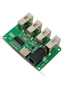 Modul HUB USB 2.0 1-ke-4 1-ke-1 4-port Input Tipe-C Sisi Plug-in Modul Output Satu Port - Product Image 3