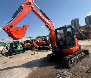 Excavadora compacta de cadenas KUBOTA KX165 original de Japón, excavadora hidráulica suave para trabajos de instalación de tuberías municipales - Product Image 1