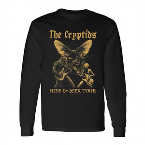 T-shirt à manches longues The Cryptids Hide Seek Tour Grunge Metal Rock Band Design - Product Image 2