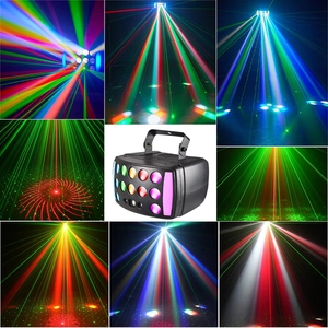 ไฟดิสโก้ LED ควบคุมระยะไกล แสงสีเขียวและสีแดง สำหรับงานปาร์ตี้ดีเจ งานเฉลิมฉลองในโรงแรม ตัวโคมทำจากอะลูมิเนียม - Product Image 4