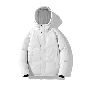 Doudoune Courte Homme Hiver 2025 avec Capuche, en Duvet de Canard Blanc, Chaude, Décontractée, pour Usage Quotidien, Coupe-Vent, Fermeture Éclair - Product Image 3