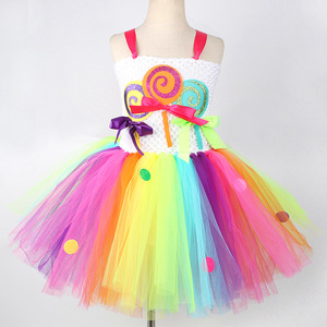 Nuevo Vestido Tutú de Lentejuelas Arcoíris para Niñas, Vestido de Princesa Colorido para Fiesta, Actuación, <span class=keywords><strong>Halloween</strong></span>, <span class=keywords><strong>Disfraz</strong></span> de Película y Televisión - Product Image 3