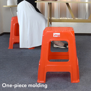Pearl River Orange Plastic Traditional Solid Back Foam-Filled Durable Load-Bearing Modern Living Room <b>Chair</b> Home Furniture - Product Image 6