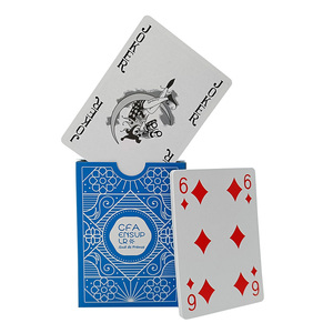 Nhà Máy Giá Chất Lượng Cao Đồng Màu Đen Giấy Chơi Thẻ Với Biểu Tượng Tùy Chỉnh Thiết Kế Cá Nhân Cao Sản Phẩm Cuối - Product Image 2