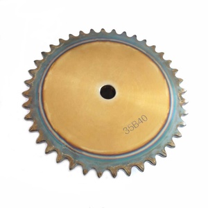 Pignon de chaîne à rouleaux en acier au carbone standard de haute qualité, vente directe, 35B Z40, pas de 3/8 po - Product Image 4