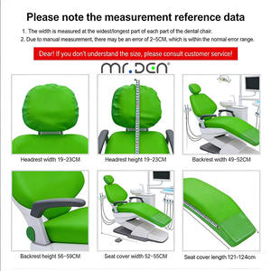 Copri Poltrona Odontoiatrica in Pelle PU Impermeabile Mr.Den, Protezione Durevole e Traspirante per Cliniche Dentistiche - Product Image 6