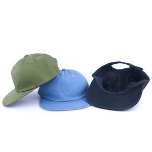 Good Quality Designs Fashion Plain 6-Panel Unstructured <b>Snapback</b> <b>Cap</b> 3D Embroidery Jersey Sports Outdoor Use Custom Blank Unisex - Product Image 5