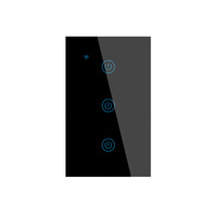 Nouveaux interrupteurs électriques intelligents Zigbee, interrupteurs tactiles intelligents compatibles avec Alexa Google Home OEM 1/2/3/4 voies