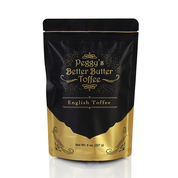 Black Matte Hot Stamping stand up pouch