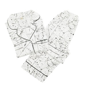 Modest Soft 100% Polyester Long Sleeve <b>Sleepwear</b>, Spring Summer <b>Plus</b> <b>Size</b> Leisure Wear Two Piece Ladies Pajamas - Product Image 1