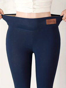 Hot Spandex <b>Fleece</b> <b>Lined</b> Thickened Winter Women's <b>Leggings</b> Warm Skinny Pants - Product Image 5