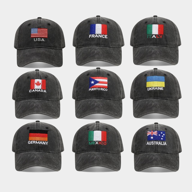 Wholesale Custom 2026 Football Fan Cap, Flag Embroidery Soft Cotton, Unisex Breathable Sun Hat Bulk Order