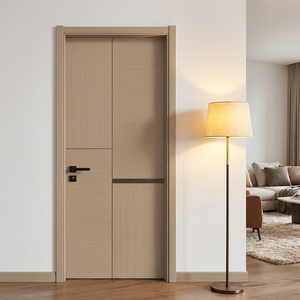Porta Principal de Madeira de <span class=keywords><strong>Design</strong></span> Clássico Personalizado ZS para Apartamento, Quarto e Banheiro, Interiores de Luxo, Último <span class=keywords><strong>Design</strong></span> - Product Image 4