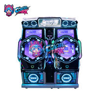 Parc coloré nouvelle salle d'arcade de poinçon de divertissement de haute qualité jeux à jetons Machine de danse de jeunesse de haute qualité