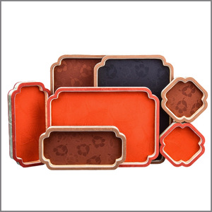 Cai Xiang Song Jin Court Octagonal Jewelry Tray Embroidered <b>Display</b> <b>Case</b> For Jewelry Storage And Showcasing Bracelets And - Product Image 4