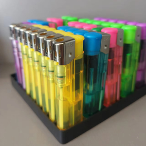 <span class=keywords><strong>Prix</strong></span> d'usine en gros 2026 Briquet <span class=keywords><strong>électronique</strong></span> jetable en plastique à gaz butane certifié ISO9994 Design minimaliste - Product Image 1