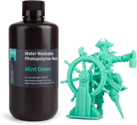 Résine d'impression 3D lavable à l'eau ELEGOO, photopolymère UV 405 nm, faible odeur, haute précision, faible rétrécissement pour imprimante 3D LCD DLP MSLA