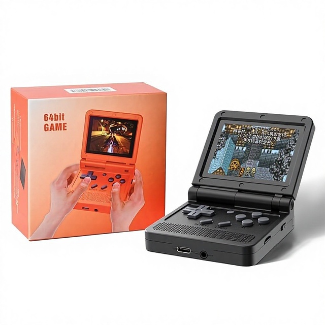 Open Source CE FCC RoHS Built-in Games WiFi Dual Joystick Linux System IPS Screen Retro Handheld Game Console OEM ODM Wholesale
