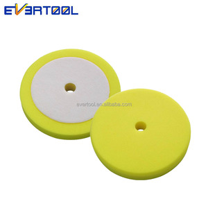 EVERTOOL 8 "친환경 스폰지 연마 패드 거칠고 미세한 회전 버핑 스폰지 후크 앤 루프 디테일 자동차 폼 그립 패드 - Product Image 4