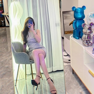 Sandalias de tacón alto con plataforma y diseño de letras, estilo abierto, de PU, con una sola tira, a la moda, estilo nuevo, personalizadas 2026 InParis - Product Image 3