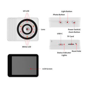 Microscope électronique portable miniature en promotion, caméra industrielle avec zoom numérique 3X, écran 2,4 pouces, capteur CMOS haute vitesse USB-C - Product Image 5