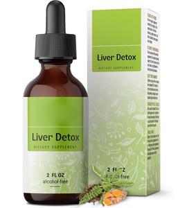 Leber tinktur-Leber-Detox-Flüssigkeits tropfen mit Marien distel, Löwenzahn wurzel extrakt und Chanca Piedra - Product Image 1