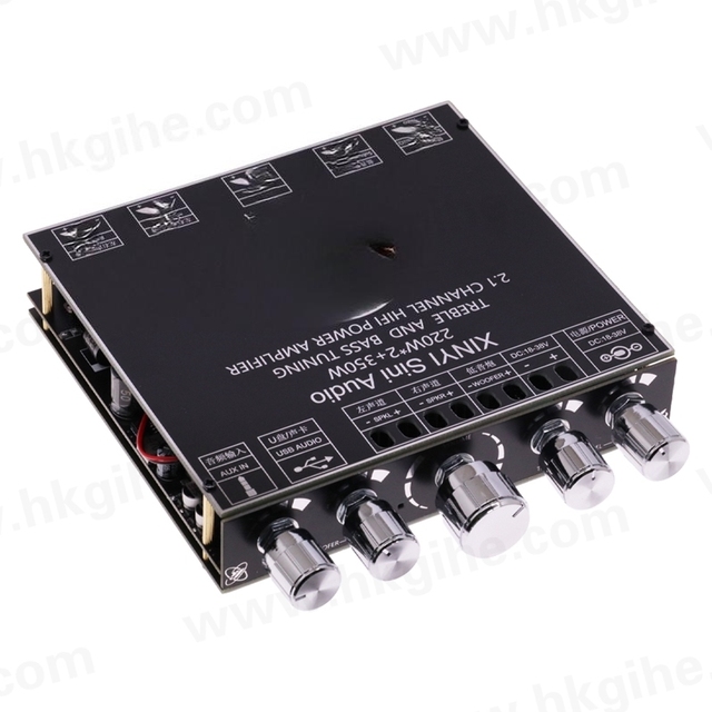 wholesale XY-S350H 2.1 Channel TPA3251 High Quality Power Amplifier Board Module High And Subwoofer 220W*2 + 350W with low price