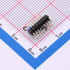 5AIW3-7440-109-W0 Pin Header Bent Lead Through Hole,P=1.27mm Connector 1x9P 1.27mm Pin Header Right Angle Insert - Product Image 2