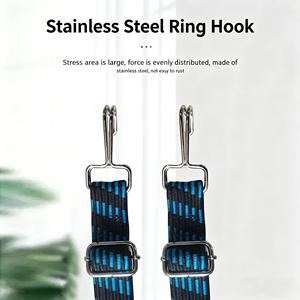 Correas Elásticas Ajustables para Equipaje, Cuerdas Elásticas Resistentes con Ganchos Metálicos, Alta Resistencia para Sujetar Carga de Motocicleta - Product Image 5