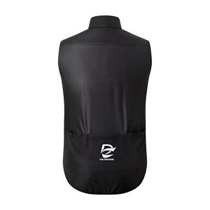 Gilet de cyclisme unisexe sans manches, haute qualité, coupe-vent, séchage rapide, imprimé, entièrement zippé, respirant et durable pour événements cyclistes - Product Image 2