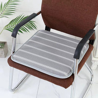Coussin de siège de bureau rayé moderne, vente en gros d'usine, tissu en maille 3D respirant et doux pour un refroidissement optimal