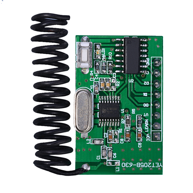 Low-power FSK Dissipation Universal Open Code Remote Receiver Module Small Decoder 433mhz Rf Receiver
