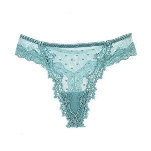 Culotte string en dentelle ultra-fine et respirante en coton pour femme - Product Image 6