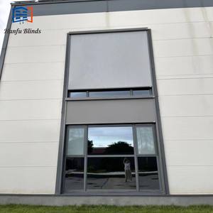 Volet creux décoratif sur mesure à persienne intégrée Double <span class=keywords><strong>vitrage</strong></span> en aluminium et polyester Stores fenêtres coulissantes en aluminium - Product Image 1