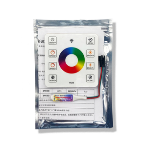 Mini LED Dream Color điều khiển DC5-24V không dây <span class=keywords><strong>RF</strong></span> 8-key Touch Panel cho 2811 RGB chạy nước chảy Ngựa Đua dải ánh sáng - Product Image 2