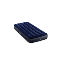INTEX 64756 Familien-Größe 76cm X 1,91m X 25cm Feldbett Innen/Außen Aufblasbare Luftmatratze mit Integrierter Pumpe Möbel für Draußen