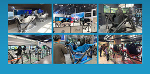 Renixsim thương mại Arcade xe chơi game đua xe giả lập Sim đua ba màn hình đua Sim Rig kit chuyển động - Product Image 4