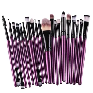 Juego de 20 Brochas de <span class=keywords><strong>Maquillaje</strong></span> de Diamantes Coloridas en Oferta, Juego de Brochas Cosméticas para Ojos - Product Image 1