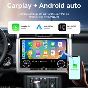 Toyota FJ Cruiser 13.3-2007 için 2021 inç Carplay araba radyo Android 13 dokunmatik ekran multimedya oynatıcı GPS navigasyon Stereo 4G - Product Image 3