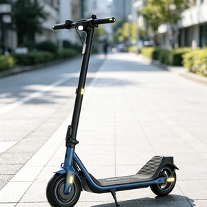 สกู๊ตเตอร์ไฟฟ้าพับได้สำหรับการเดินทางในเมือง โครงเหล็กคาร์บอนสูง 350W T8 แบตเตอรี่ลิเธียม 10-20Ah ระยะทาง 55 กม. ความเร็วสูงสุด 25 กม./ชม. - Product Image 4