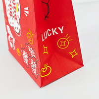 Sac en papier kraft imprimé avec logo personnalisé, petite taille, pour bijoux, cadeaux, mariage, fête, bonbons, biscuits, emballage, rangement