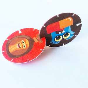 Venta caliente Snack Food Promoción Custom <span class=keywords><strong>Tazos</strong></span> 3D Puzzle Juegos - Product Image 4