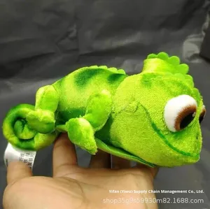 En gros Pascal Bear Shoulder Plus avec aimant caméléon et lézard assis et base à disque, jouet en maille lavée pour le soulagement du stress - Product Image 3