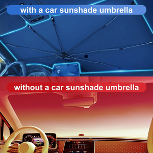 Foldable Car Windshield <b>Shade</b>, UV Block Heat Insulation Protection, Front <b>Window</b> Visor Cover for Sedans SUVs - Product Image 2