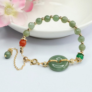 Pulseira de Segurança Ximang Ximang Shinzue Jade Oil Green com Fivela, Atacado, Entrega Imediata S3103008 - Product Image 6