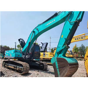 Excavatrice sur chenilles d'occasion en bon état Kobelco Sk350 d'occasion du Japon, excavatrice de terrassement Sk 350 Sk350D à bas prix - Product Image 5