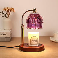 Premium Elegante Trendige Geprägte Glas-Duftlampe mit Dimmer und Timer, Rauchfreie Duftwärmer-Dekorationslampe für Schlafzimmer