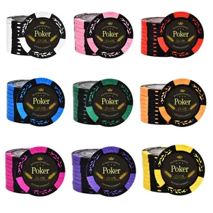 Personalizar Entretenimento Casino Plástico Profissional Prémio Argila Personalizado Cerâmica Poker Chips EPT