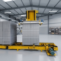 Machine légère de fabrication de blocs AAC à vapeur PLC et boîte de vitesses avec une productivité élevée pour la production de briques