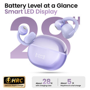 หูฟังไร้สายแบบหนีบหู HAYLOU OW03 พร้อมหน้าจอดิจิตอล สำหรับตัดเสียงรบกวน ENC 5.4 และเวลาเล่นยาวนานกว่า 20 ชั่วโมง - Product Image 4